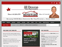 Tablet Screenshot of jilldenovan.com